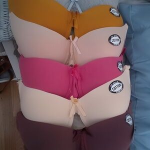 Cotton push up bra